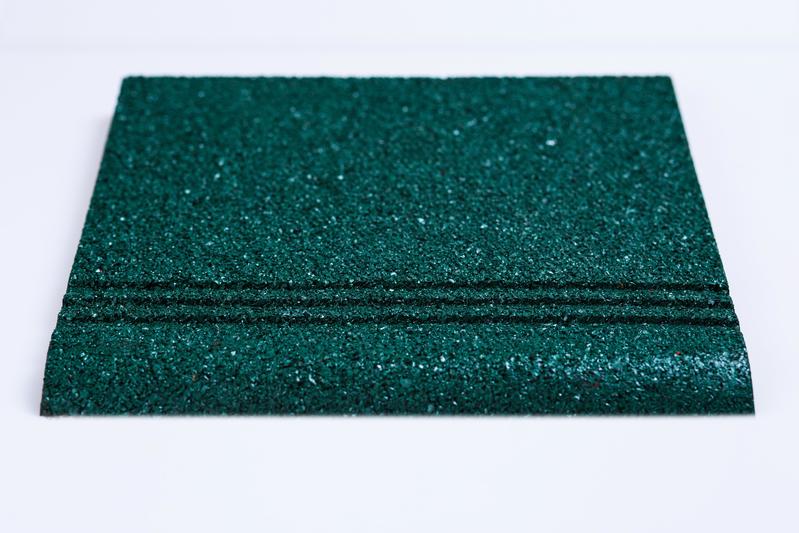 Противоскользящие резиновые накладки на ступени 250x290, 16 мм